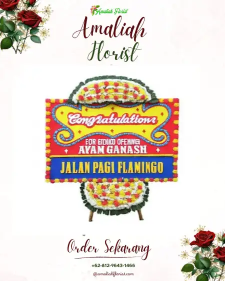 Sewa Papan Bunga Hoo Hap Hwee Yogyakarta